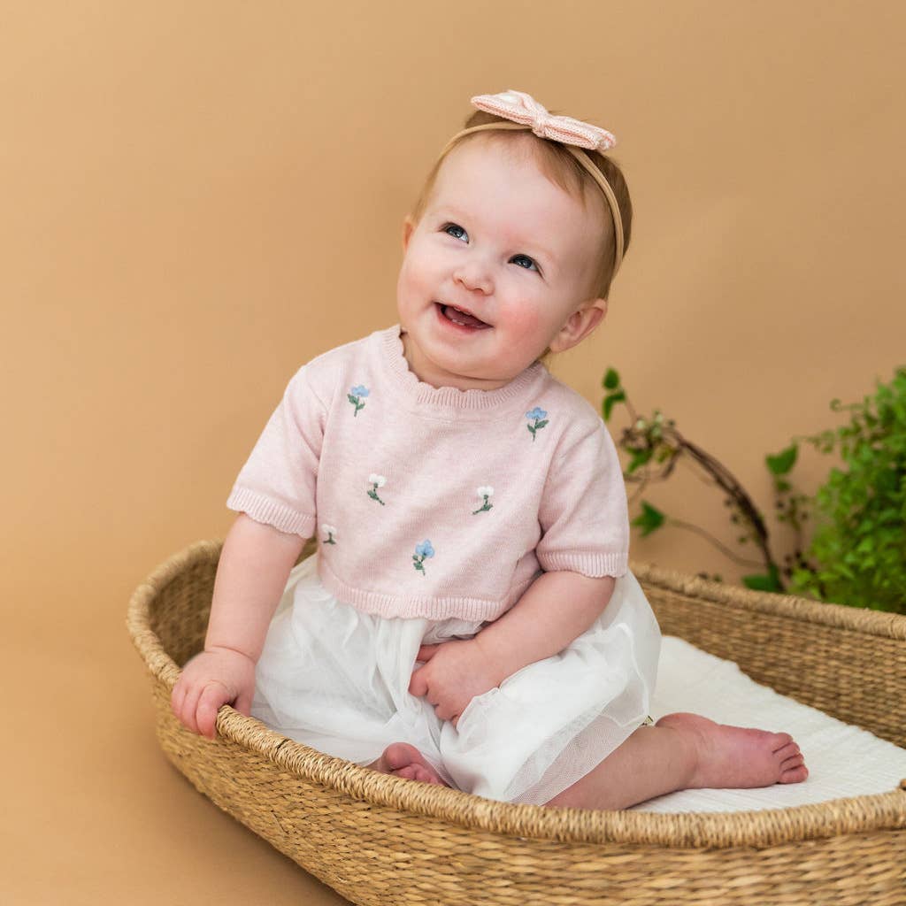 infant tutu dress Peaches Ruffle Collar Baby Dress+Bloomer (Organic Jersey), Natural / 18-24M Features Bodysuit Champagne Baby Girl Tutu Dress