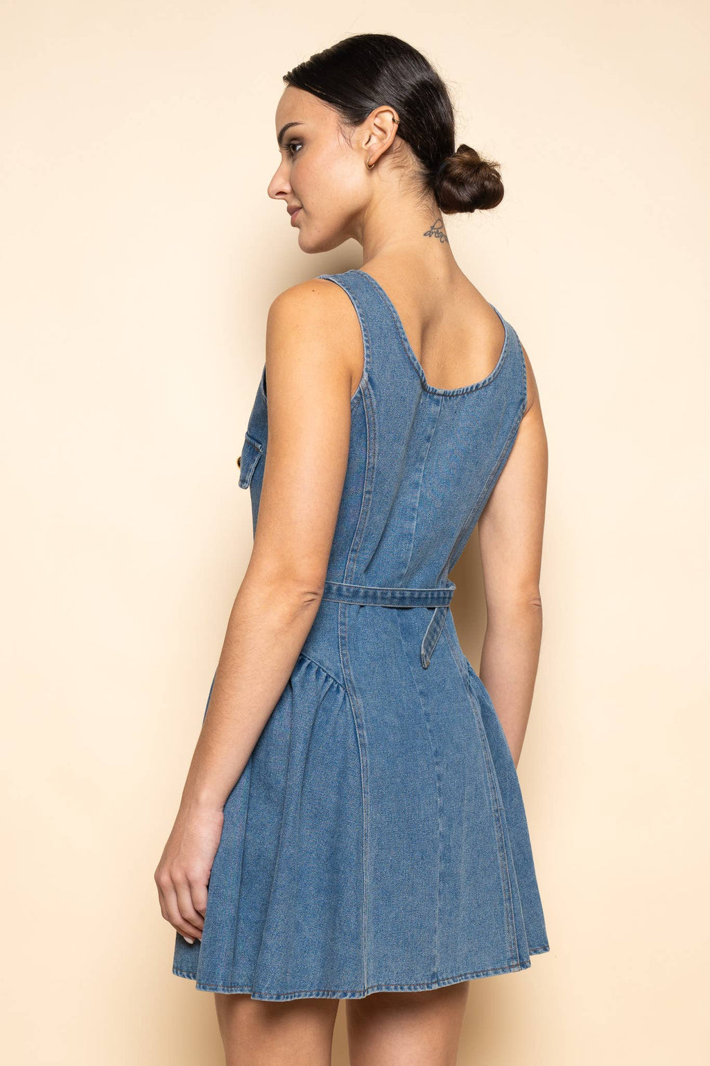 Willow Mini Denim Dress