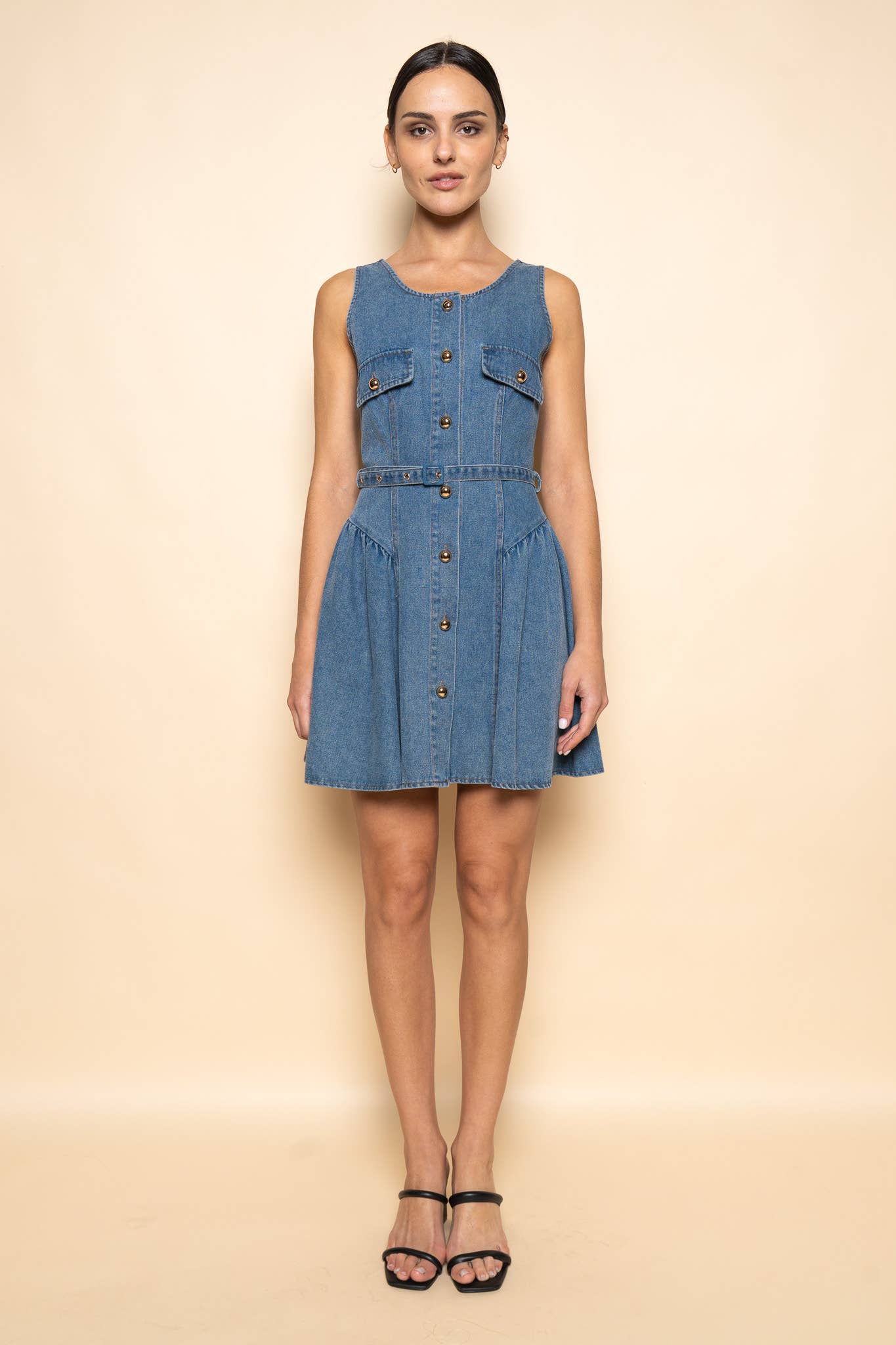 Willow Mini Denim Dress