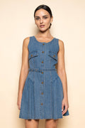 Willow Mini Denim Dress